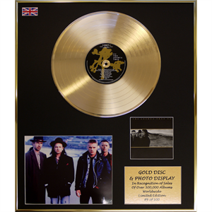 U2 - 'Joshua Tree' 24 X 20" Framed Gold Disc & Photo Display Ltd Edition of 100 - 261050