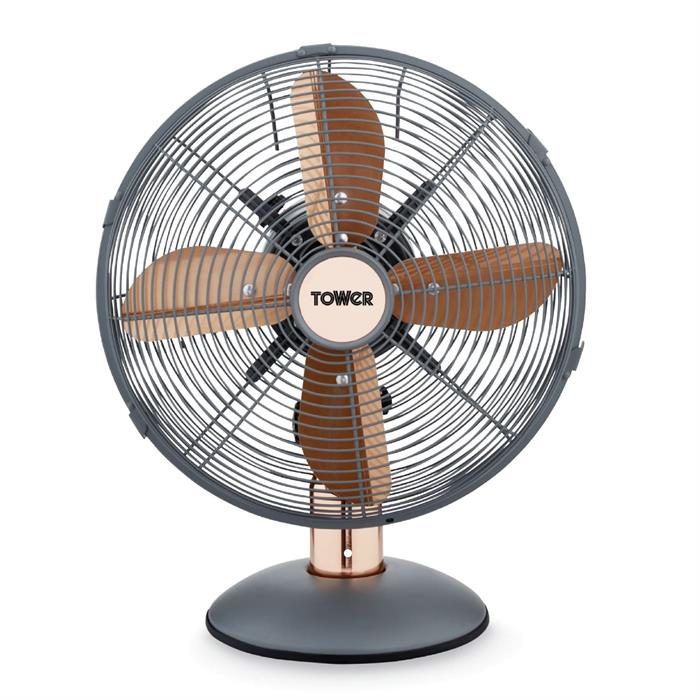 Tower Cavaletto Metal Desk Fan 12" - 261859