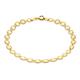Faith & Brown Italian Crafted Radiant Oval Bracelet in Sterling Silver 7.5" - 275379