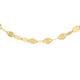 Faith & Brown Italian Crafted Oval Mirror Chain in Sterling Silver 20" - 18K Gold Plated Sterling Silver