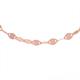 Faith & Brown Italian Crafted Oval Mirror Chain in Sterling Silver 20" - 18K Rose Gold Plated Sterling Silver