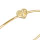 Faith & Brown 9K Gold 'Luce' Heart Bangle - Bangle
