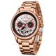Swan & Edgar Ltd Ed Royal Exhibition Automatic Watch with Stainless Steel Bracelet - Rose White