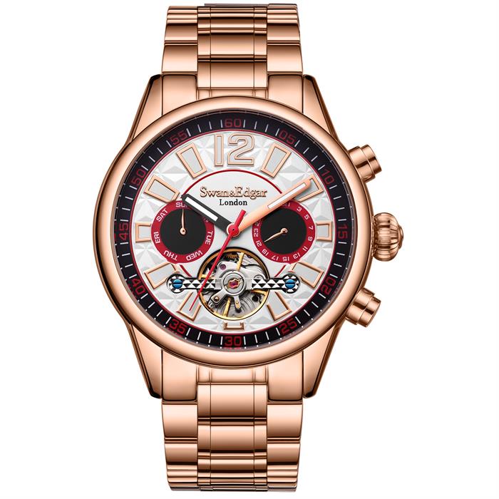 Swan & Edgar Ltd Ed Royal Exhibition Automatic Watch with Stainless Steel Bracelet - 280360