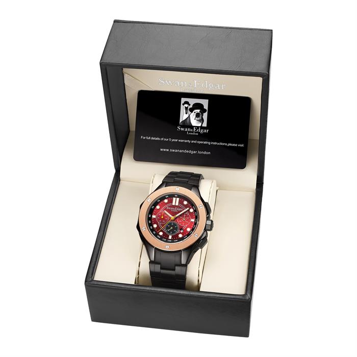 Swan & Edgar Ltd Ed Certitude Automatic Watch with Stainless Steel Bracelet - 288870