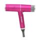 Zenten Salon Professional T-Shape Ultra Lightweight 1800w Hair Dryer & Halo Detangle Vented Blow Dry Hair Brush - Hot Pink