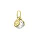 Hatton Garden 9K Yellow Gold 5mm Freshwater Cultural Pearl Pendant with 9K Gold Twist Chain 18" - 301361
