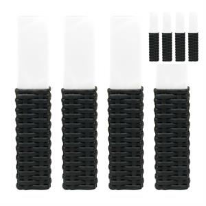 Gardenwize Rattan Solar Lights - Pack of 8  - 305312