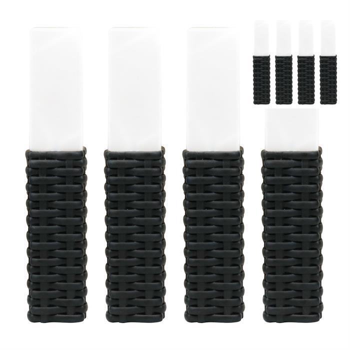 Gardenwize Rattan Solar Lights - Pack of 8  - 305312