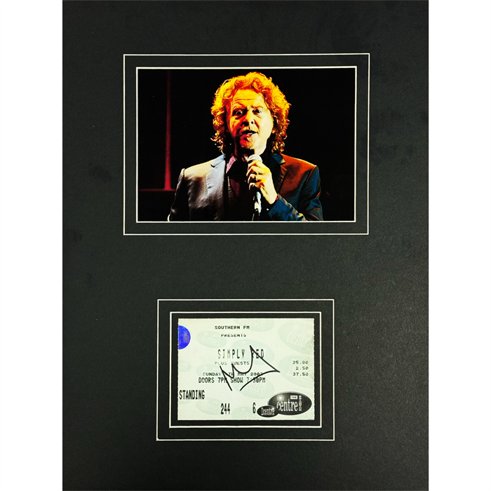 Mick Hucknall 16x12"  Mounted Personally Signed Photo - 314826