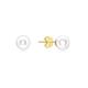 Hatton Garden Freshwater Cultured Pearl Gold Earrings  - 322928