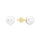 Hatton Garden Freshwater Cultured Pearl Gold Earrings  - 322928