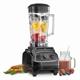 MisterChef Multi Speed Smoothie Blender with 8 Stainless Steel Blades for Ice/Soups/Nuts/Smoothie/Juices - Black