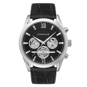 Thomas Earnshaw Gents Smith Multi Function Watch with Leather Strap - 332326