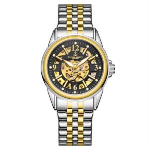 Samuel Joseph Ltd Ed Two Tone Skeleton Jubilee  Automatic Watch with Stainless Steel Bracelet - 339678