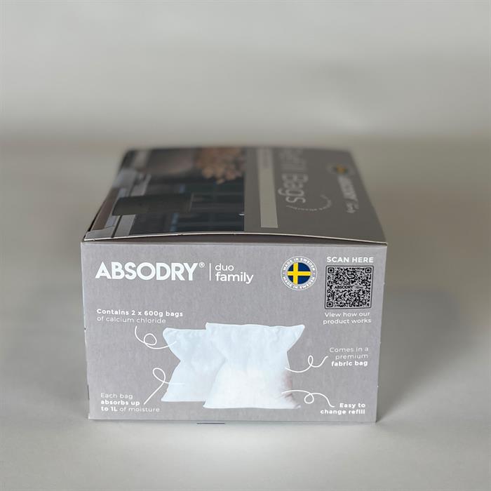 Absodry Duo Family Moisture Absorber Refills - Pack of 2 - 351454