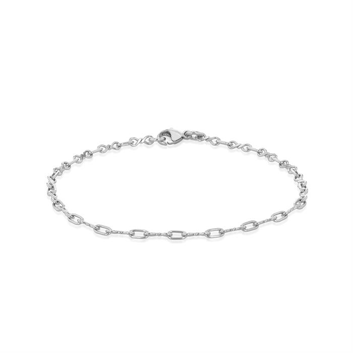 Platinum Infinity Bracelet 7.5" - Infinity Bracelet