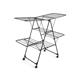 Swan Stealth Jumbo Clothes Airer with 26m of Drying Space, 30kg Weight Capacity, Integrated Wheels, Anti-Slip Coating and Easy Storage - 360751