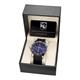 Swan & Edgar Ltd Ed Marine Timer Automatic Watch with Silicone Strap - Blue/Black