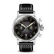Pegoud Premiere Dual Time Watch with Stainless Steel Bracelet - Stainless Steel / Black