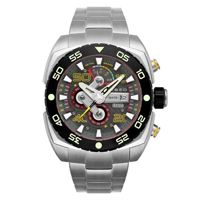 Nubeo Gents Ingenuity Watch with Stainless Steel Bracelet - Chahat
