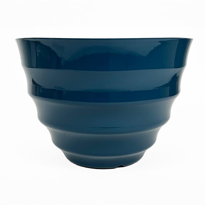Large Ribbed Planters 40 x 30cm with Glazed Effect - Set of 2 - 377149