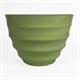 Large Ribbed Planters 40 x 30cm with Glazed Effect - Set of 2 - 377149