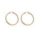 Faith & Brown Sterling Silver 'Catwalk' Stardust Hoop Earrings 40mm - 378180