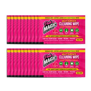 Pink Magic Multi-Surface Cleaning Wipes - 20 pieces - 379384