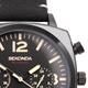 Sekonda Gents Chronograph Watch with Leather Strap - Black