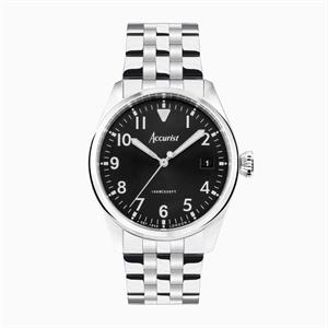 Accurist Gents Aviation Watch with Stainless Steel Bracelet - 394663