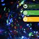 Multi-Coloured Solar String Lights  with 200 LED Lights - 20M.    Pack of 2 (400 LED Lights in Total)) - 397924