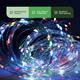 Multi-Coloured Solar String Lights  with 200 LED Lights - 20M.    Pack of 2 (400 LED Lights in Total)) - 397924