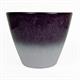 Large Two Tone Planters 40 x 30cm with Glazed Effect - Set of 2 - Purple