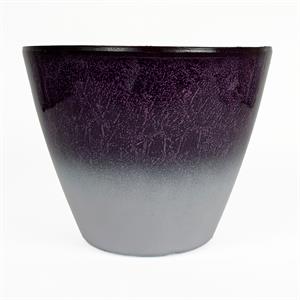 Large Two Tone Planters 40 x 30cm with Glazed Effect - Set of 2 - 399149