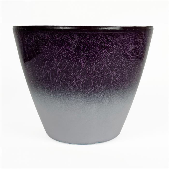 Large Two Tone Planters 40 x 30cm with Glazed Effect - Set of 2 - 399149