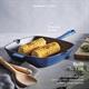 Barbary & Oak Cast Iron Grill Pan with Durable Enamel Interior - 26cm - 401549