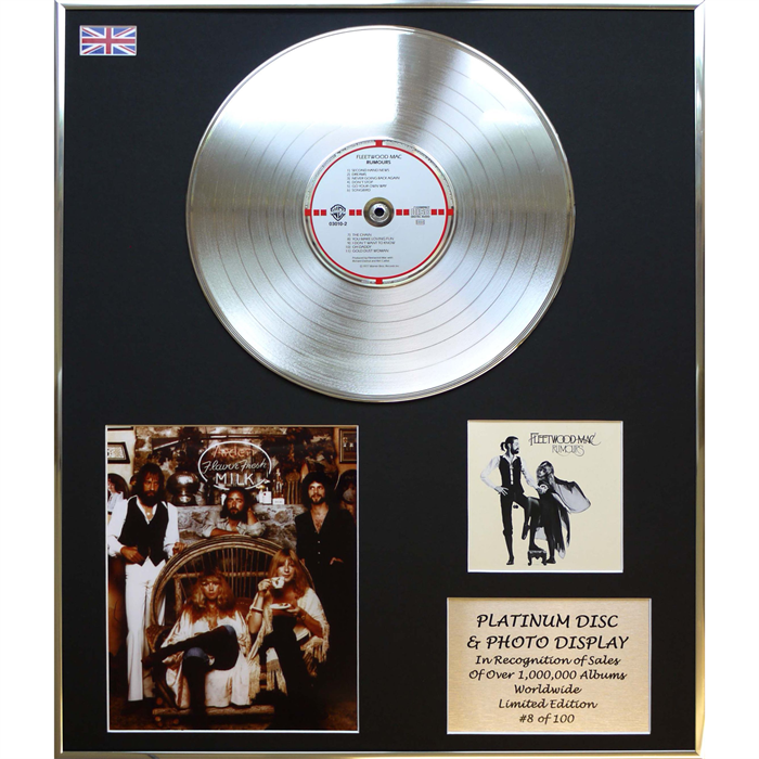 Fleetwood Mac - 'Rumours' 24x20" Framed Platinum Disc & Photo Display Ltd Edition of 100 - 402757
