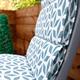 Gardenwize Full Length Seat Pads - Pack of 2 - Geo Grey