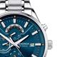 Sekonda Gents Dual Time Watch with Stainless Steel Bracelet - Blue Face