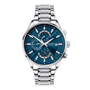 Sekonda Gents Dual Time Watch with Stainless Steel Bracelet - 419306