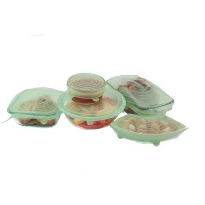 Super Stretch Lids 12pc Set - The Lid that Fits.  Washable and Reusable  - 435255