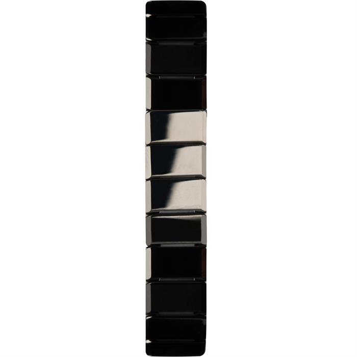 Accurist Gents Ceramic Square Dial Watch with Bracelet - 442275