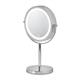 Carmen Illuminated Cosmetic Vanity Mirror with Touch Sensor, 360° Adjustability and Dimmer Function - Chrome - 446830