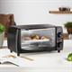 MisterChef 10L Electric Portable Table Top Mini Oven, Temperatures up to 250°C, 30 minute Timer Auto Shut Off, 800W - Black - Mini Oven