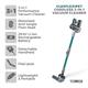 Tower VL80 Pets Cordless 3 in 1 Pole Vacuum Cleaner with Flexi Pole, HEPA Filter & Anti Tangle Floor Head - 460569