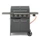 Tower Stealth Plus Four Burner Gas BBQ with Side Burner - Gas BBQ