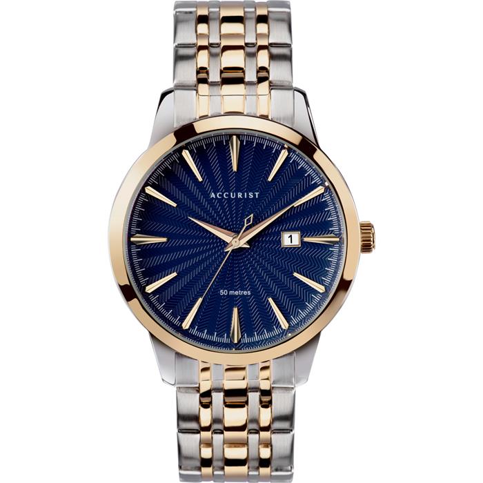 Accurist Gents  Two - Tone Watch with Stainless steel Bracelet - 484636