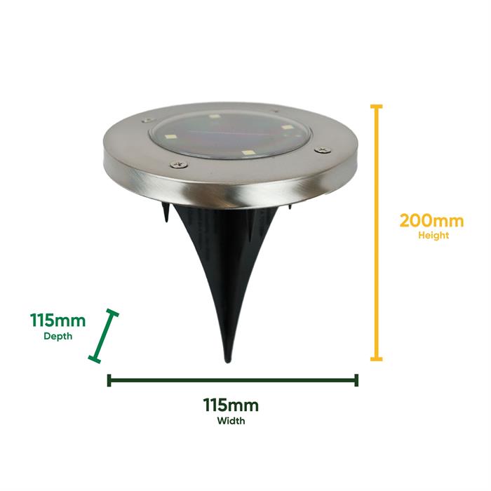Gardenwize Deck Lights - Pack of 8 - 490551