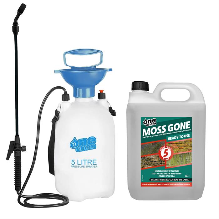 One Chem 5L Moss Gone with Sprayer - 496194